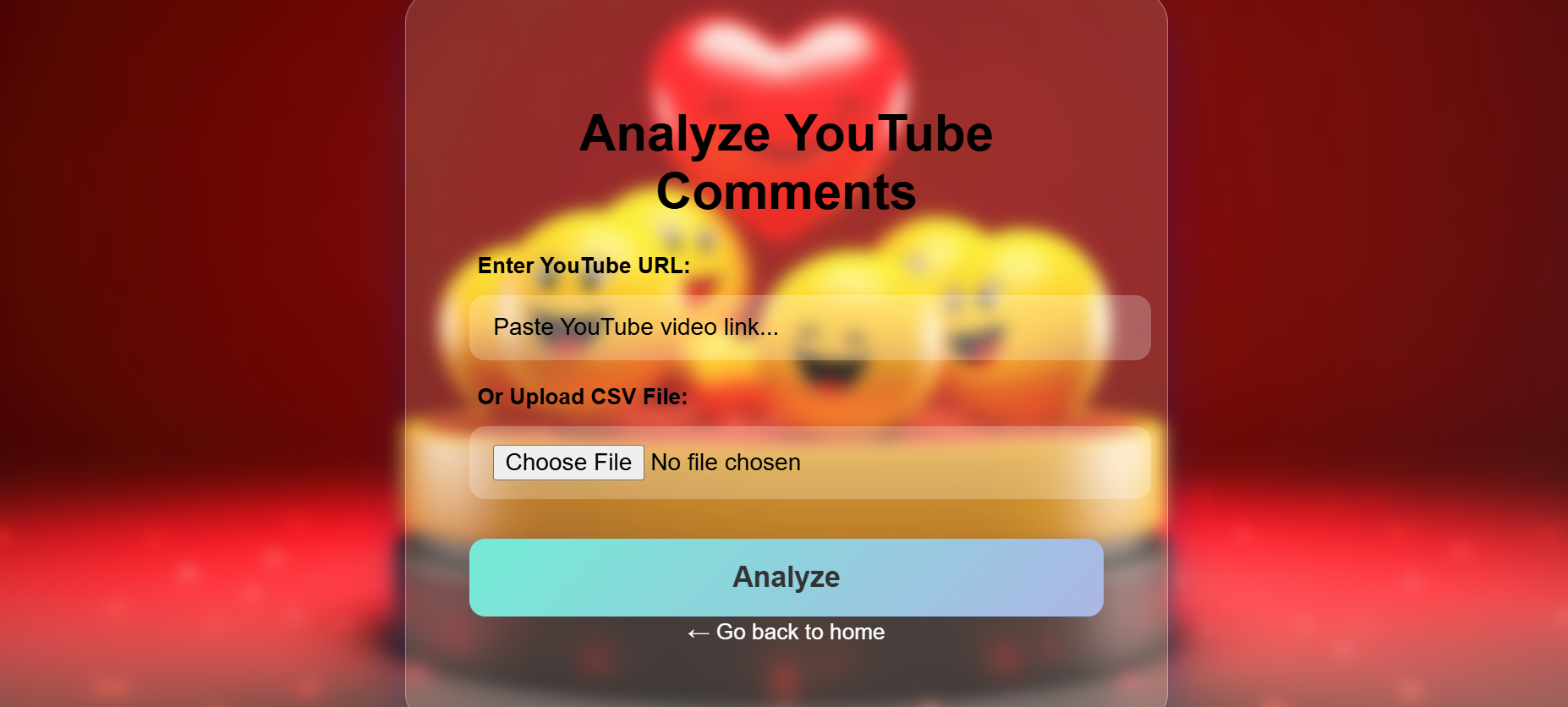 Keyword breakdown and sentiment metrics
